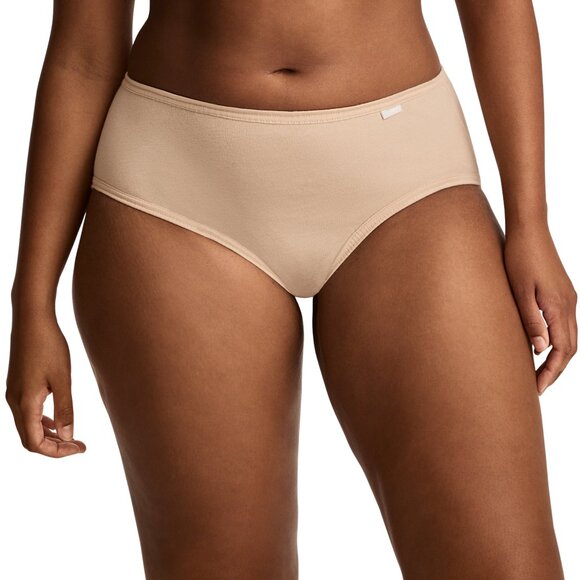 Jockey Women's 3-Pack Elance Hipster Panty Underwear, Ivory Sand Pink, 9 / XXL - Picture 4 of 8